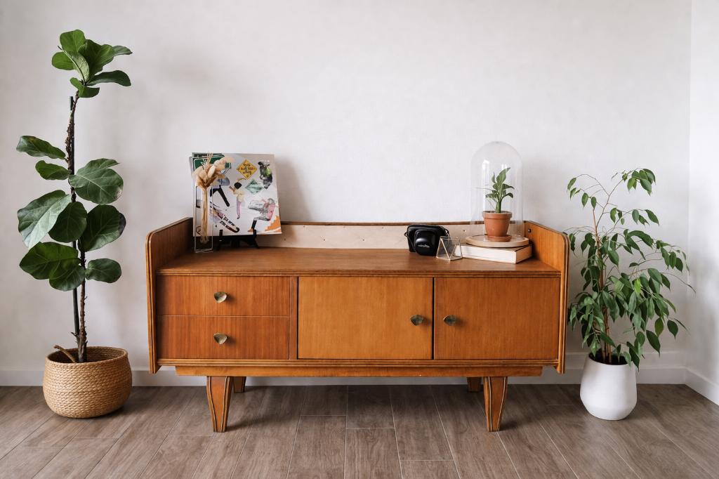 Vintage midcentury dressoir, volledig origineel, Ophalen
