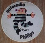 Vintage sticker Philips autoradio retro autocollant, Verzamelen, Stickers, Ophalen of Verzenden, Merk, Zo goed als nieuw