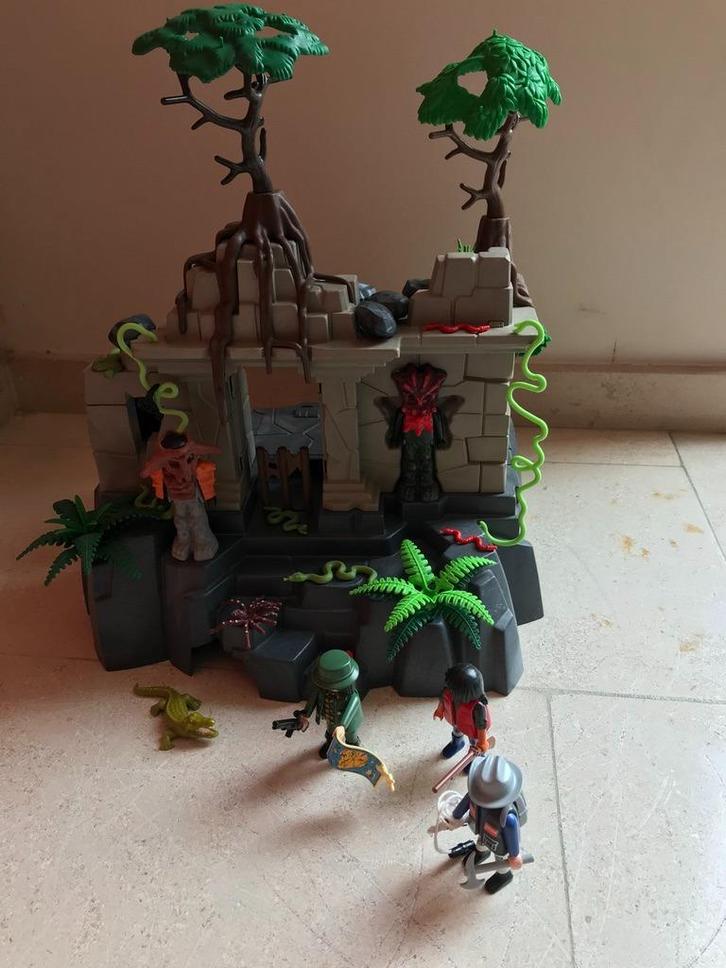 Playmobil: schattenjacht op de jungletempel, Kinderen en Baby's, Speelgoed | Playmobil, Gebruikt, Complete set, Ophalen