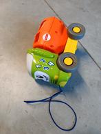 Fisher Price sorteer- en kieptruck (vanaf 6 maand), Ophalen, Zo goed als nieuw, Auto of Voertuig, Met geluid