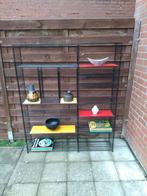 Vintage boekenkast Pilastro/Tjerk Reijenga, Huis en Inrichting, Kasten | Boekenkasten, Ophalen, Zo goed als nieuw, Metaal