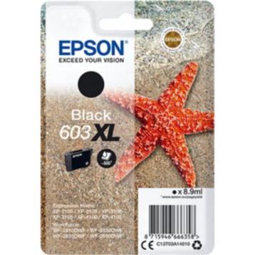 Epson zwarte 603xl cartridge (+ 1 603xl huismerk 123inkt) beschikbaar voor biedingen