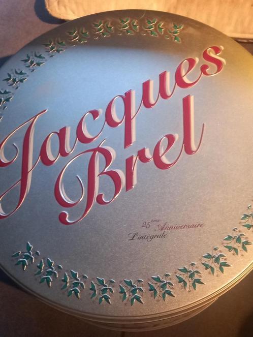 Coffret collector "Jacques Brel - 25ème anniversaire - L'int, Cd's en Dvd's, Cd's | Franstalig, Zo goed als nieuw, Ophalen of Verzenden
