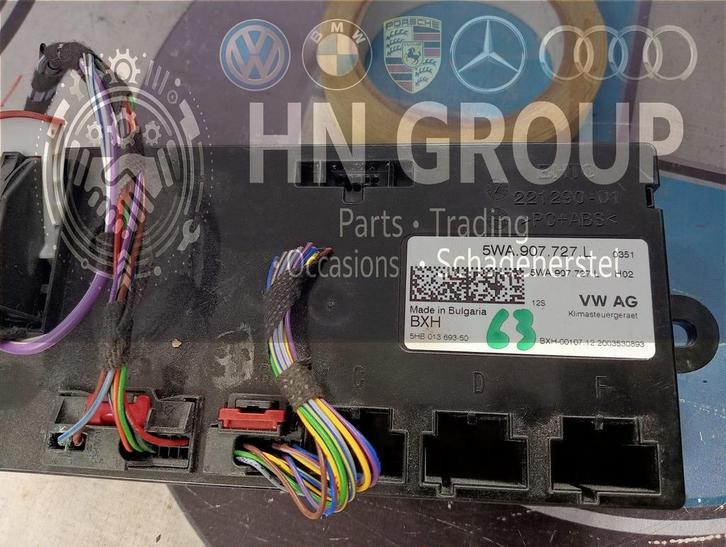 Module climatronic with part number 5WA907727LVolkswagen Cad, Auto-onderdelen, Dashboard en Schakelaars, Volkswagen, Gebruikt