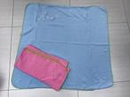 Klein fleece dekentje (roze of blauw), Kinderen en Baby's, Ophalen, Gebruikt, 85 tot 100 cm, Overige typen