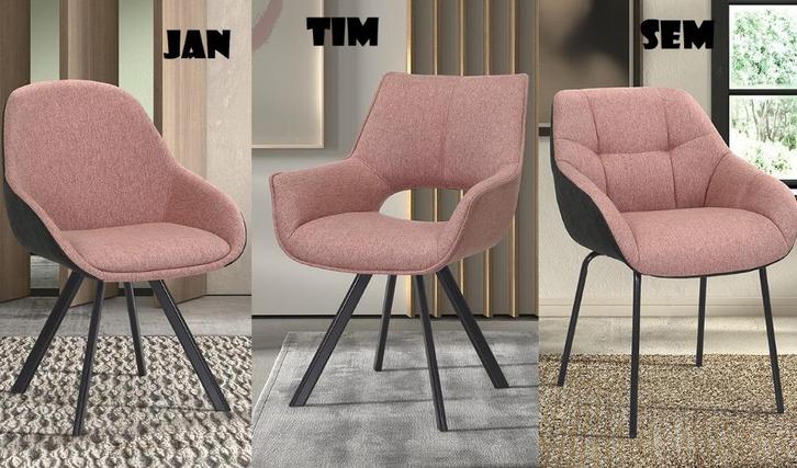 WM Stoelen 3x verschillende Modellen  +Gratis Levering, Huis en Inrichting, Stoelen, Nieuw, Stof, Ophalen of Verzenden