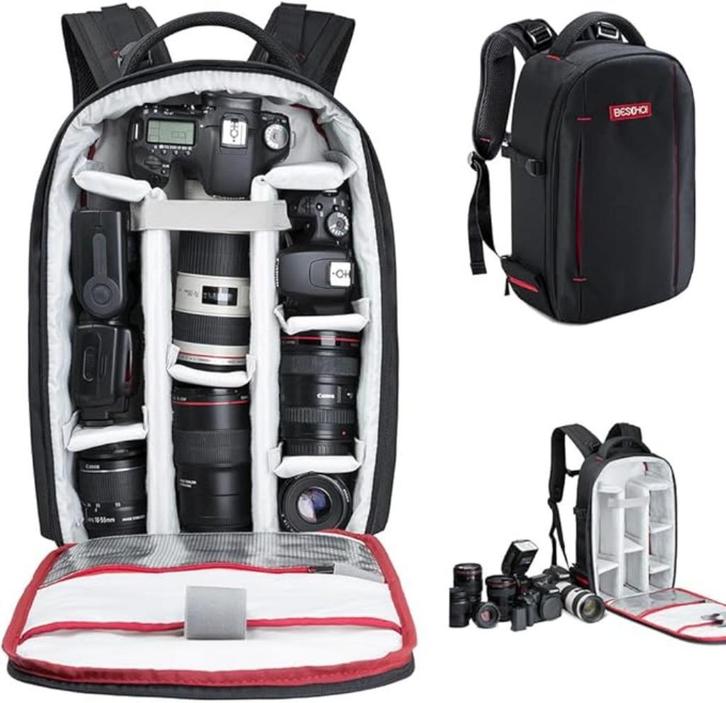 Beschoi Waterdichte rugzak voor camera GRATIS LEVERING, Handtassen en Accessoires, Tassen | Rugtassen, Nieuw, Overige merken, Verzenden