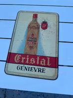 Cristal Genievre oud reclamebord 1948, Verzamelen, Merken en Reclamevoorwerpen, Ophalen of Verzenden, Gebruikt, Reclamebord