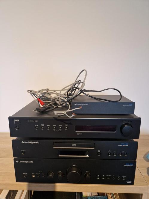 Stack Audio/NAD haut de gamme Cambridge + préampli phono, TV, Hi-fi & Vidéo, Chaîne Hi-fi, Utilisé, Haut-parleurs, Enlèvement ou Envoi