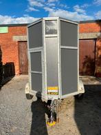 Paardentrailer, Ophalen, Gebruikt, Hout, 1½-paards trailer