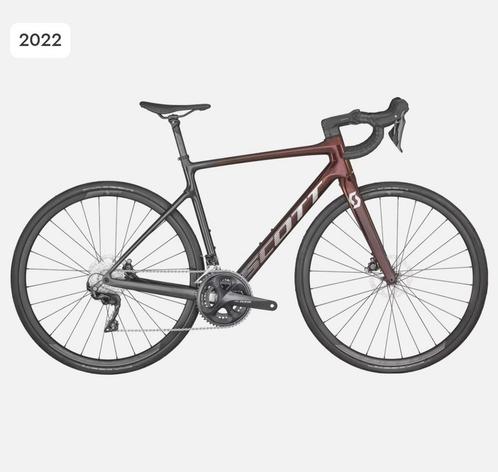 Scott Addict 30 koersfiets M rood, zwart (glanzend), Fietsen en Brommers, Fietsen | Racefietsen, Zo goed als nieuw, Carbon, Ophalen