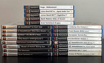 21 x PlayStation 2 games (PS2) beschikbaar voor biedingen