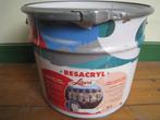 10L gesatineerde acrylaatverf Resacryl, zwart, nieuw 333 EUR, Doe-het-zelf en Bouw, Verf, Beits en Lak, Ophalen of Verzenden, Zwart