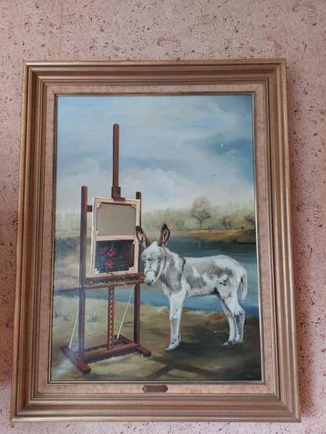 Schilderij "Schildersezel" van Vera Noens beschikbaar voor biedingen