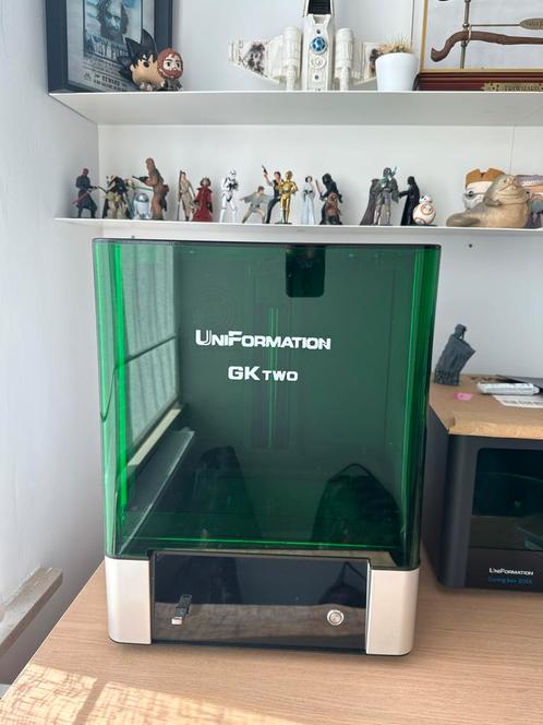 Pack imprimante 3D GK2+station UV+nettoyage+aérographe AM01, Computers en Software, 3D Printers, Ophalen