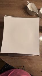 13 vierkante platte borden 31,5, Huis en Inrichting, Ophalen, Zo goed als nieuw, Effen, Bord(en)