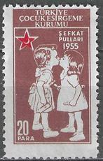 Turkije 1955 - Yvert 187BF - Bienfaissance - Bruin (ST), Postzegels en Munten, Postzegels | Europa | Overig, Verzenden