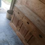 Teak kast dressoir, Ophalen, Gebruikt, 150 tot 200 cm, Teakhout