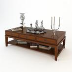 SALONTAFEL Eichholtz Military ENGLISH OAK 140x70x48 Flamant, Huis en Inrichting, Ophalen, 100 tot 150 cm, Eikenhout, 50 tot 100 cm