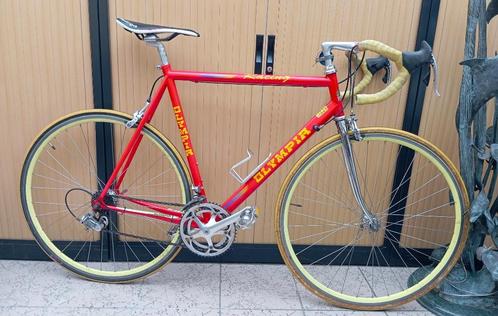 zeldzame retro koersfiets OLYMPIA CROMOLY, Fietsen en Brommers, Fietsen | Racefietsen, Gebruikt, Heren, 15 tot 20 versnellingen