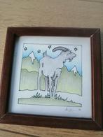 Kunsttekening Smeyers Geit, Ophalen of Verzenden