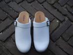 Gratis verzenden nieuwe witte leren Gabor clogs mt 38, Kleding | Dames, Schoenen, Verzenden, Wit, Overige typen, Nieuw