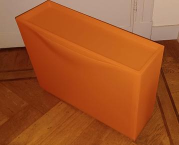 IKEA Trones zeldzame retro oranje transparant