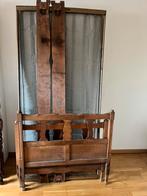 Antieke bedjes 1persoon massief hout, Antiek en Kunst, Ophalen