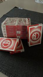 13 pakjes kaarten gueuze belle -vue, Ophalen