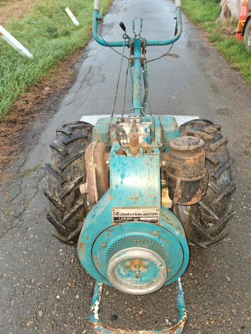 Zware bertolini motoculteur om terug op te starten diesel, Tuin en Terras, Hand-tuingereedschap, Ophalen of Verzenden