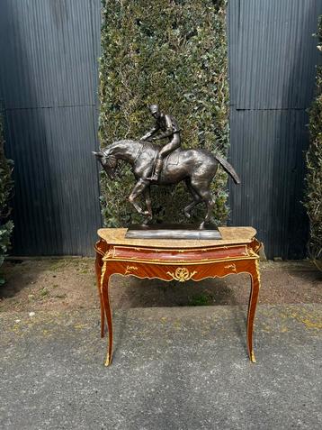 Le grand jockey get I Bonheur et peyrol in 20 eeuwse brons beschikbaar voor biedingen