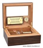 ADORINI  HUMIDOR VITTORIA M DELUXE - MAKASSAR FINEER   h159, Verzamelen, Verzenden, Nieuw, Tabaksdoos of Verpakking