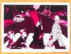 Death NY serigrafie Mauve Family Simpson Abbey Road signed, Envoi