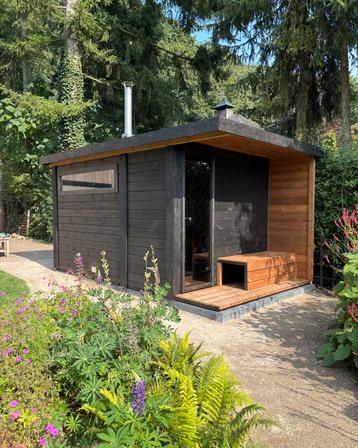 Maatwerk buitensauna Thermowood of Grenen Nl  fabrikaat beschikbaar voor biedingen
