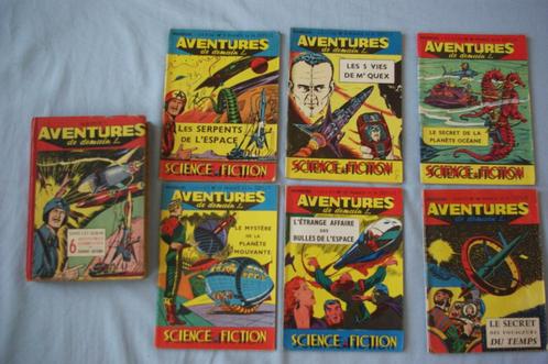 Lot rare BD Petits formats SF Aventures de demain 1ers ann50, Boeken, Stripverhalen, Zo goed als nieuw, Complete serie of reeks