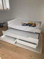 Nieuw bed met lades extra ligplaats., Ophalen, 100 cm, Hout, Wit