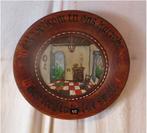 Mooi Geschilderd Houten bord met spreuk - 32cm, Ophalen of Verzenden