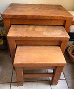 Nesttafels, Huis en Inrichting, Ophalen, Gebruikt, Hout