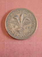 NIGERIA 1 Shilling 1959 - gereserveerd Vercauteren, Postzegels en Munten, Munten | Afrika, Ophalen of Verzenden, Nigeria, Losse munt