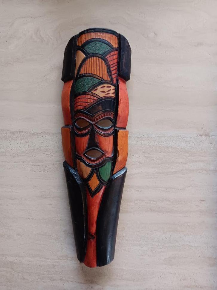 ETNISCHE MASKERS 8 STUKS, Antiek en Kunst, Kunst | Beelden en Houtsnijwerken, Ophalen