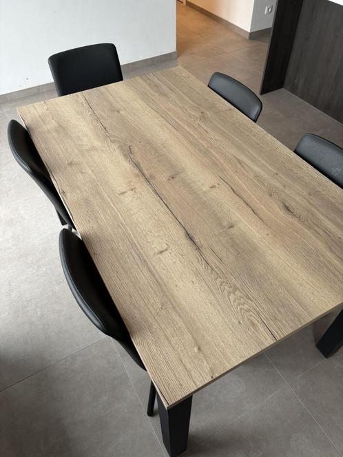 Eettafel incl. stoelen, Huis en Inrichting, Tafels | Eettafels, Nieuw, 50 tot 100 cm, 150 tot 200 cm, Vier personen, Rechthoekig