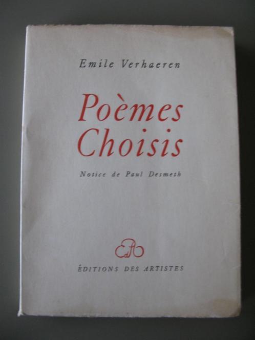Poèmes choisis Emile Verhaeren, Livres, Livres Autre, Utilisé, Enlèvement ou Envoi
