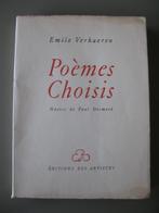 Poèmes choisis Emile Verhaeren, Poèmes, Emile Verhaeren, Utilisé, Enlèvement ou Envoi