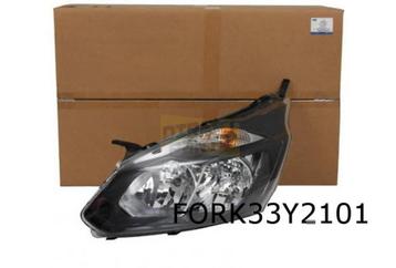 Ford Transit Custom koplamp Rechts (halogeen/ zwart) Origine beschikbaar voor biedingen