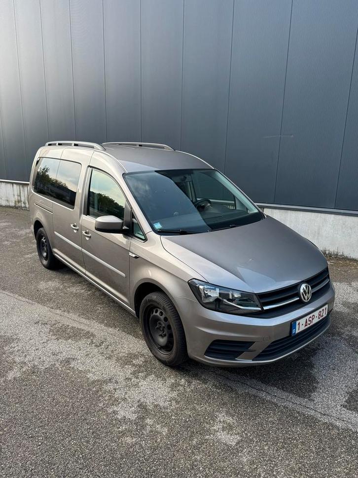 VW Caddy Maxi 5zit Lichte Vracht DSG Automaat Carplay Carbon, Auto's, Bestelwagens en Lichte vracht, Particulier, ABS, Achteruitrijcamera