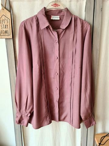 vintage roze blouse