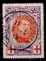 Belg. 1915 - Albert I nr 134, Postzegels en Munten, Verzenden, Gestempeld