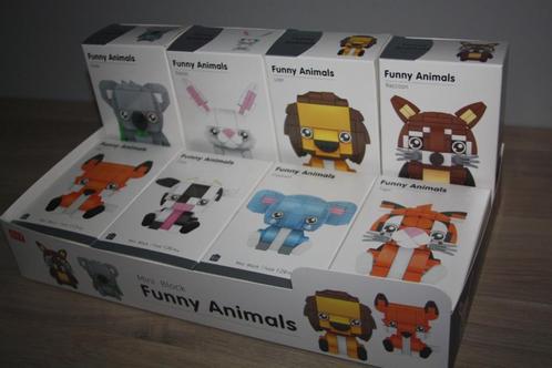 Diy mini block complete reeks, winkeldisplay +8 dieren,nieuw, Kinderen en Baby's, Speelgoed | Bouwstenen, Nieuw, Overige merken