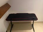 Bureau gaming avec tapis de souris intégré, Ophalen, 70 tot 120 cm, Zo goed als nieuw, 80 cm of meer