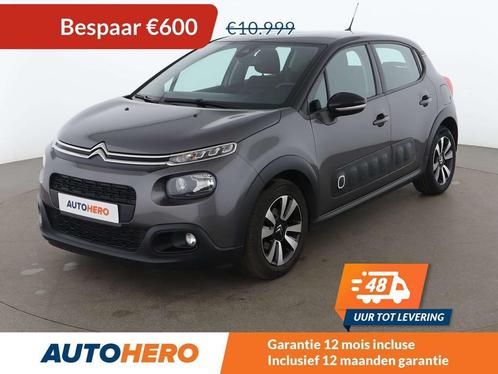 Citroën C3 1.2 PureTech Shine (bj 2019), Auto's, Citroën, Te koop, C3, ABS, Achteruitrijcamera, Airbags, Airconditioning, Android Auto